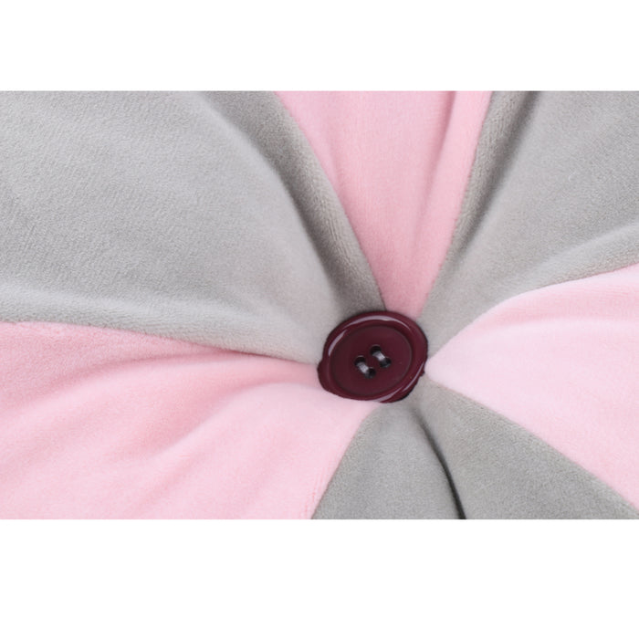 Crofta Soft Seat Cushion Pillow Reduce Pressure on Back Tailbone  Pink Light Gray