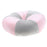 Crofta Soft Seat Cushion Pillow Reduce Pressure on Back Tailbone  Pink Light Gray