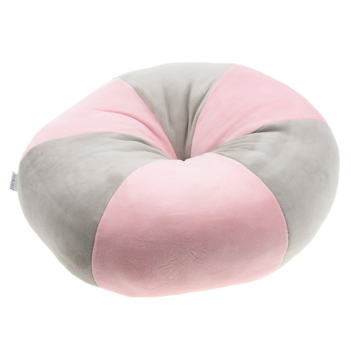 Crofta Soft Seat Cushion Pillow Reduce Pressure on Back Tailbone  Pink Light Gray