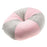 Crofta Soft Seat Cushion Pillow Reduce Pressure on Back Tailbone  Pink Light Gray