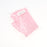 Crofta 1 Pair Unisex Moisturizing Spa Gel Fingerless Gloves Half Finger Mittens Pink