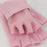 Crofta 1 Pair Unisex Moisturizing Spa Gel Fingerless Gloves Half Finger Mittens Pink