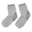 Crofta 1 Pair Gel Moisturizing Foot Heel Socks for Cracked Skin Foot Care Gray