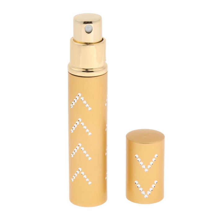 10ml Refillable Empty Fine Mist Sprayer Bottle Perfume Makeup Vial Gold