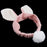 Crofta Women Girls Elastic Washing Face Shower Headband Makeup Hair Band Pink