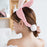 Crofta Women Girls Elastic Washing Face Shower Headband Makeup Hair Band Pink