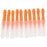 1 Fonts Interdental Brush Toothbrush Gap Brush Cleaning Teeth Tool Orange