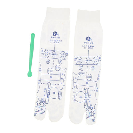 Crofta 1 Pair Foot Pressure Point Acupuncture Reflexology Socks for Men Women S