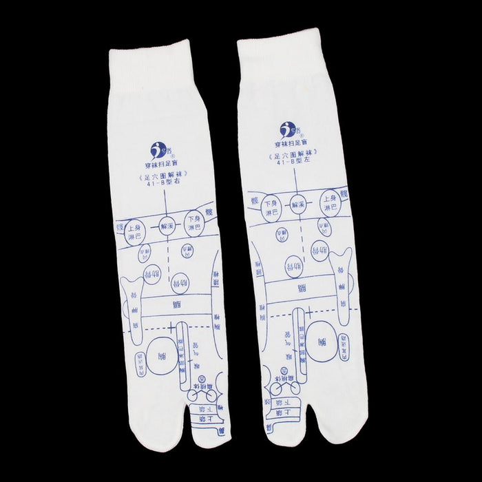 Crofta 1 Pair Foot Pressure Point Acupuncture Reflexology Socks for Men Women M