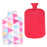 Crofta 3L Large Hot Heat Warm Water Bottle Thicker Warming Bag with Cover Red