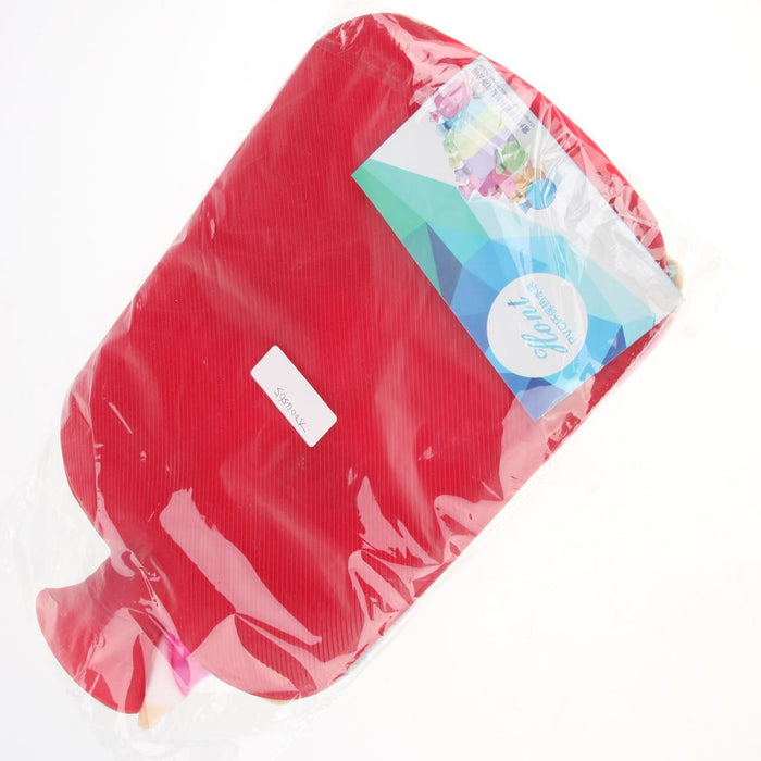 Crofta 3L Large Hot Heat Warm Water Bottle Thicker Warming Bag with Cover Red