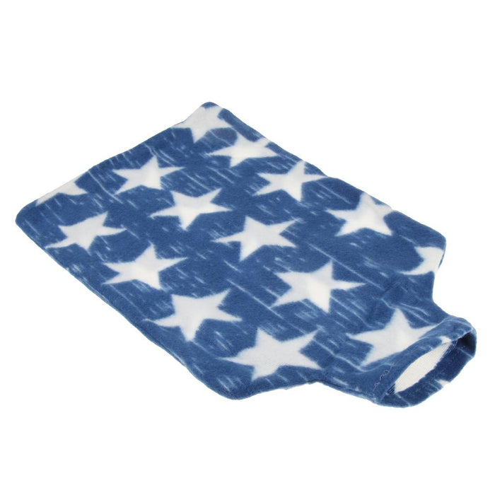 Crofta 3L Large Hot Heat Warm Water Bottle Thicker Warming Bag with Cover Blue