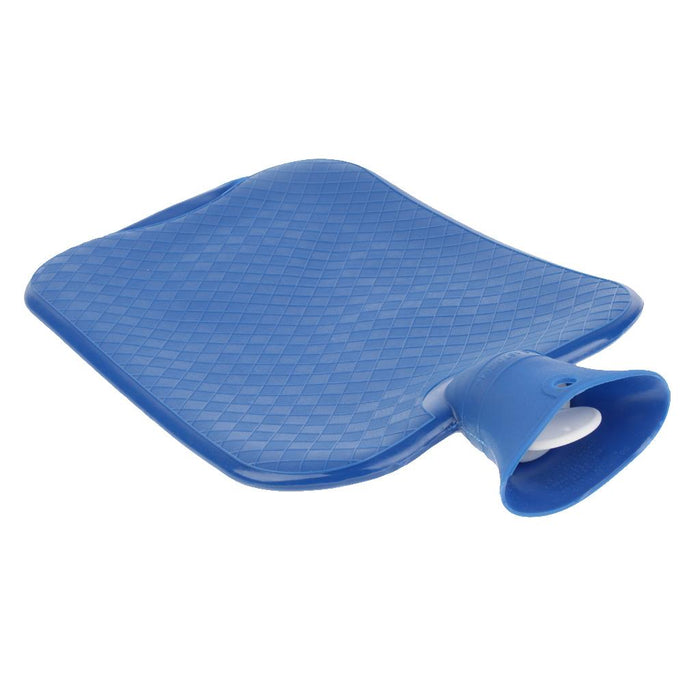 Crofta 3L Large Hot Heat Warm Water Bottle Thicker Warming Bag with Cover Blue