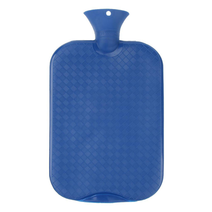 Crofta 3L Large Hot Heat Warm Water Bottle Thicker Warming Bag with Cover Blue