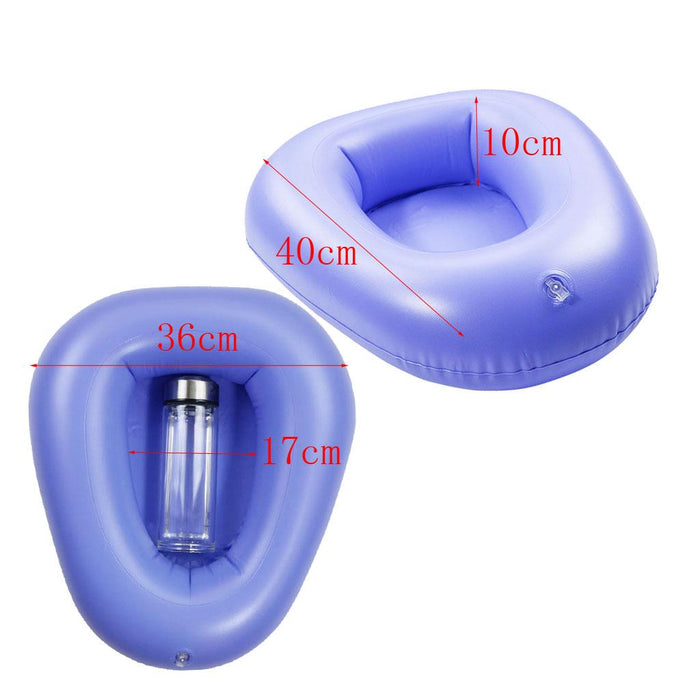 Crofta Portable Air Bedpan Inflatable Potty for Home Hospital Elderly Bedridden