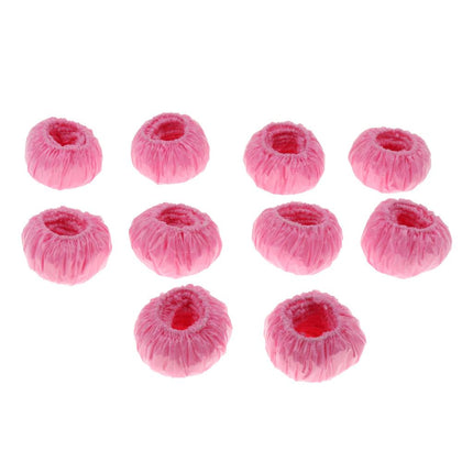 Crofta 100 Pieces Disposable Kids Baby Bath Ear Protectors Covers Earmuffs Pink