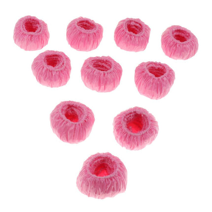 Crofta 100 Pieces Disposable Kids Baby Bath Ear Protectors Covers Earmuffs Pink