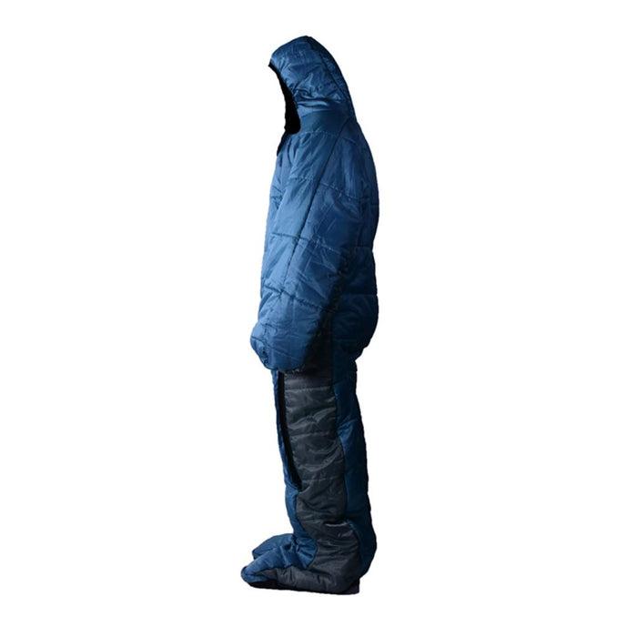 Crofta Adult Full Body Wearable Sleeping Bag with zippers for Outdoor Travel  L