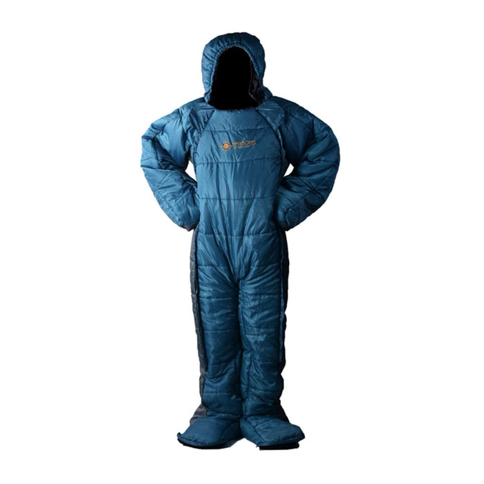 Crofta Adult Full Body Wearable Sleeping Bag with zippers for Outdoor Travel  L