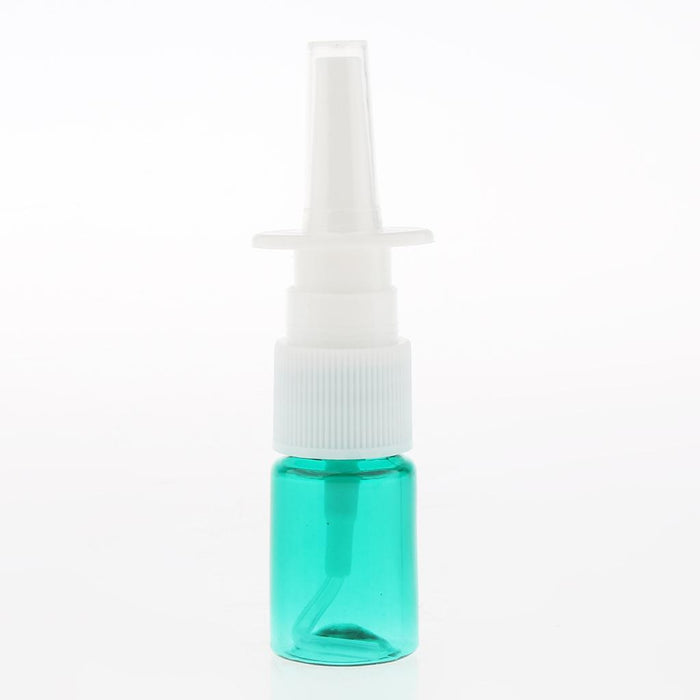 Crofta 10Pcs 5ml Portable Empty Refillable Nasal Spray Bottles Home & Travel  Green