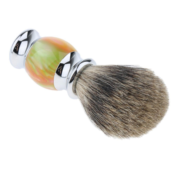 Crofta Wooden Handle Men's Mustache Shaving Brush Grooming Tool for Barber Salon 01