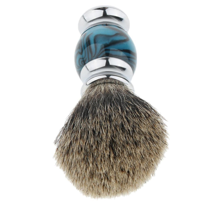 Crofta Wooden Handle Men's Mustache Shaving Brush Grooming Tool for Barber Salon 04