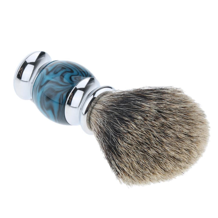 Crofta Wooden Handle Men's Mustache Shaving Brush Grooming Tool for Barber Salon 04