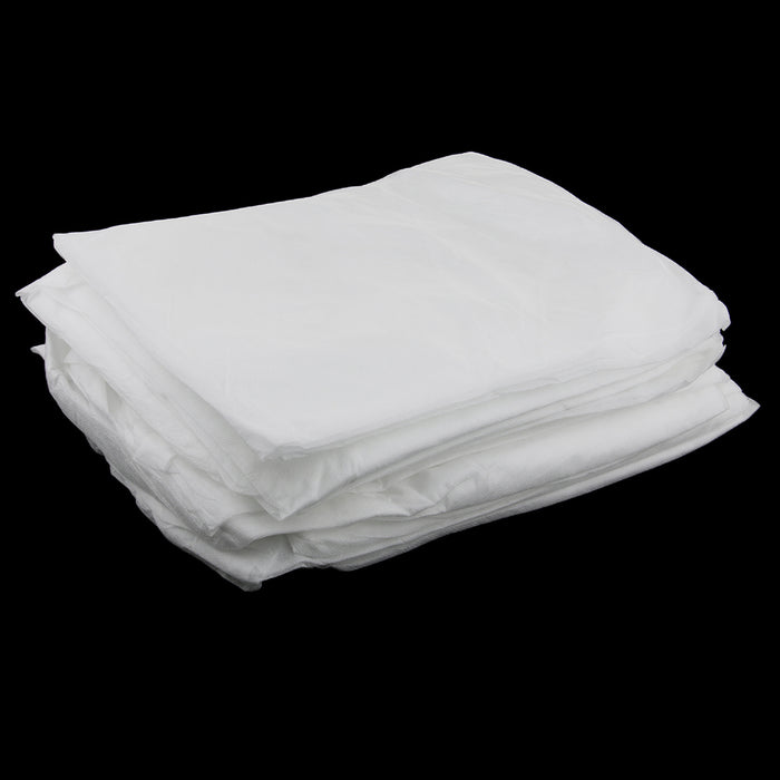 Crofta 10 Piece Non-woven Disposable Massage Table Sheet Bed Cover Waterproof White