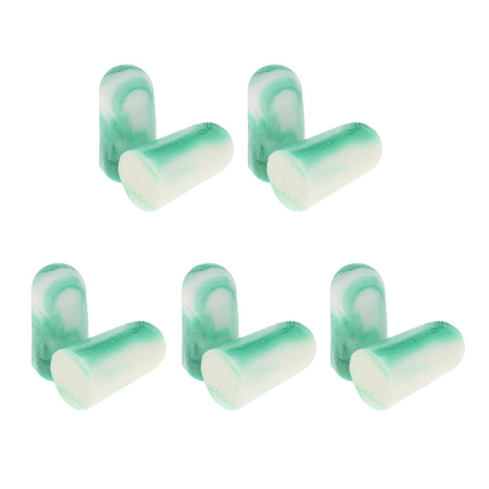 Crofta 10 Pairs Ear Plugs Noise Cancelling Sound Blocking for Hearing Protection