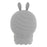 Crofta Portable Silicone Hot Water Bag Warm Heat Water Bottle with a Plush Sleeve Gray