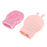 Crofta Portable Silicone Hot Water Bag Warm Heat Water Bottle with a Plush Sleeve Pink