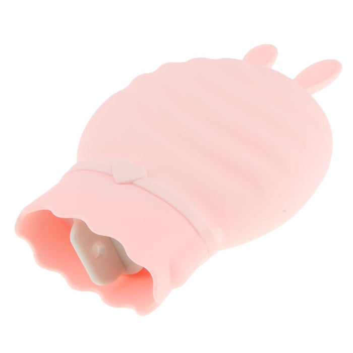 Crofta Portable Silicone Hot Water Bag Warm Heat Water Bottle with a Plush Sleeve Pink