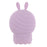 Crofta Portable Silicone Hot Water Bag Warm Heat Water Bottle with a Plush Sleeve Purple