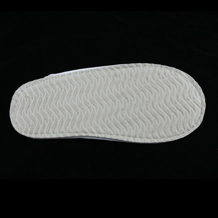 10 Pairs White Closed Toe Disposable Slippers - Fit Most Men and Women - Comfortable/Non-Slip - Perfect for Home, Hotel Commercial Use etc.