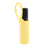 Crofta 10ml Refillable Essential Oil Bottle with Roller Ball+Silicone Cover Yellow