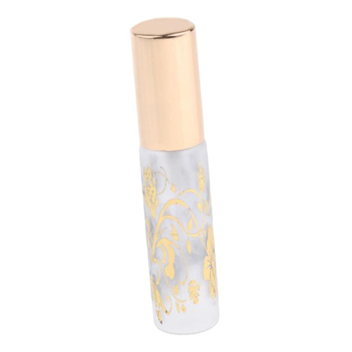 Crofta 10ml Refillable Perfume Spray Bottl Empty Atomizer Flower Printing Container