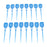 16 Pieces Silicone Interdental Brush, Toothpick Tooth Flossing Oral Hygiene Brush, Tooth Cleaning Tool, for Women Men Blue