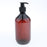 2 Pcs Travel Shampoo Lotion Conditioner Container Press Refillable Bottles Spray Bottle,Durable, Leakproof, 500ml