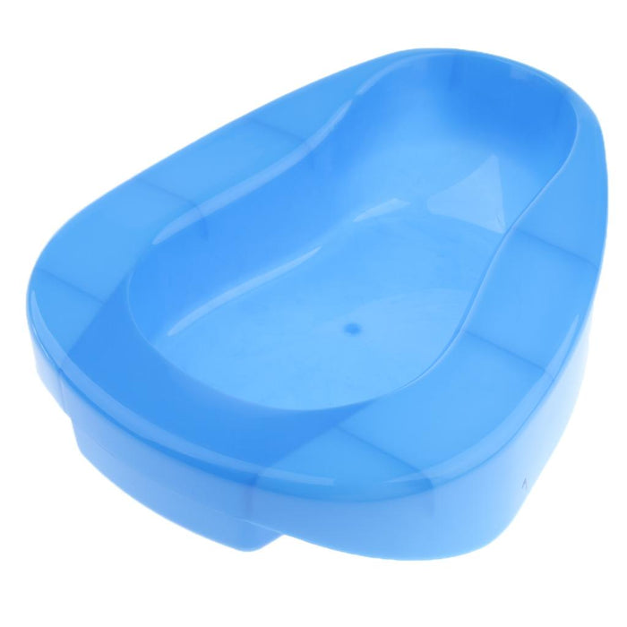 Crofta Unisex Comforable Plastic Potty Bed Bedpan Bed Pan for Elderly Bedridden