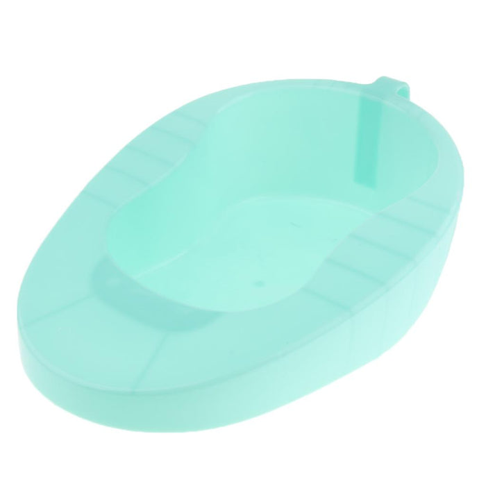 Crofta Professional Plastic Bedpan Bed Pan for Elderly Women Men Green