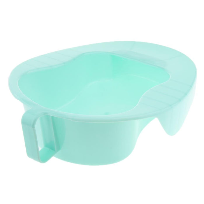 Crofta Professional Plastic Bedpan Bed Pan for Elderly Women Men Green