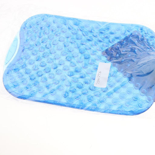 Crofta 2L Durable PVC Massage Thickened Hot Water Bottle with Cloth Cover Blue