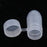 100 Pieces Portable Flip Lid Transparent Capsule Storage Containers Pill Box Suit for Home or Travel