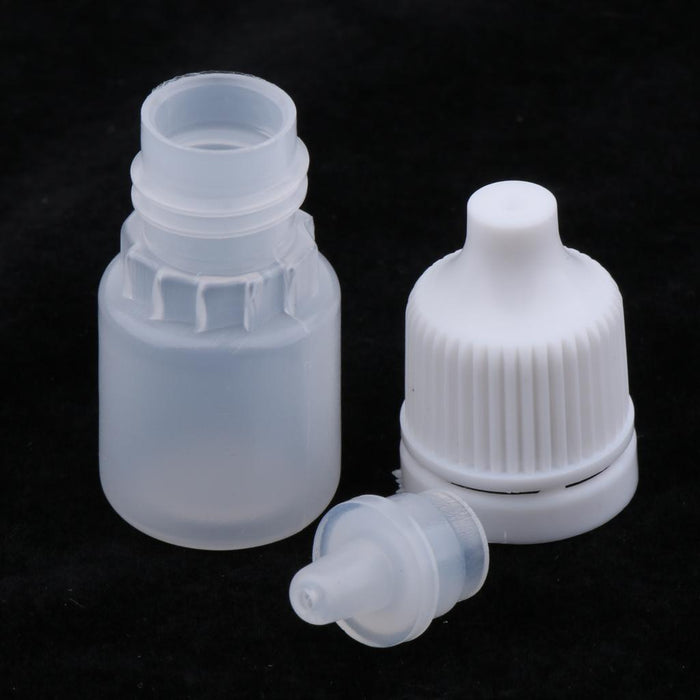 20 Pieces Mini Refillable Empty Eye Drops Makeup Cosmetic Travel Bottles 3ml