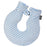 Crofta 1.4L U Shaped Hot Water Bottle Bag with Cover Set for Neck Pain Stiff Blue