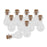 Crofta 10pcs Mini Empty Glass Wishing Bottles Perfume Jars with Cork Stoppers 12