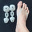 Crofta 2 Pairs Orthopedic Bunion Corrector Overlapping Hammer Toe Spacers Brace