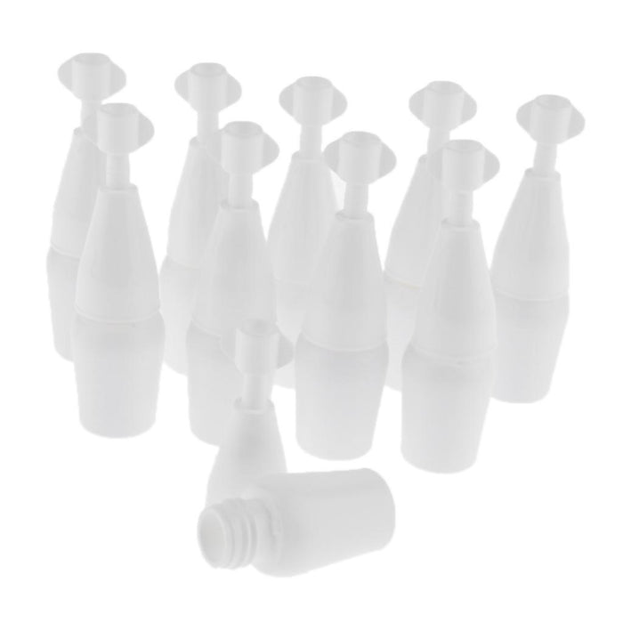 Crofta 10 Pieces Liquids Dropper Bottles Travel Empty Squeezable Container 10ML