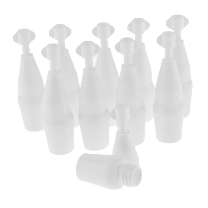 Crofta 10 Pieces Liquids Dropper Bottles Travel Empty Squeezable Container 10ML