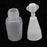 Crofta 10 Pcs 5/10ml White Plastic Empty Squeezable Dropper Bottles Refillable 5ml